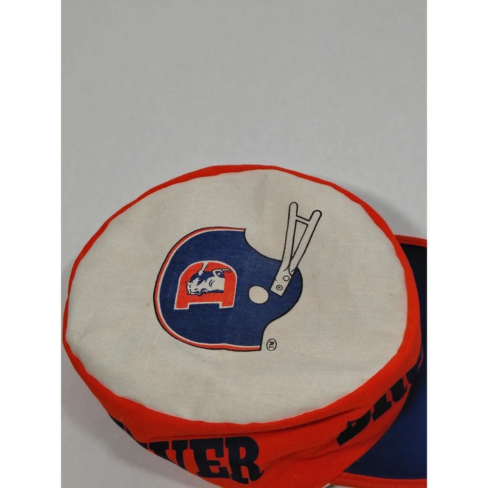 Denver Broncos VTG Orange Blue NFL painters Hat One Size Fits All Twings Ent Inc